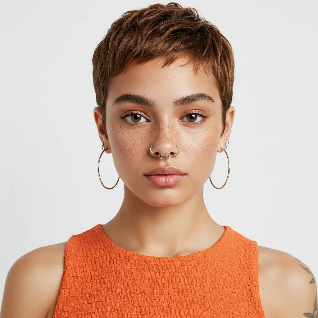 Pixie Cut for Paper-Straight Hair