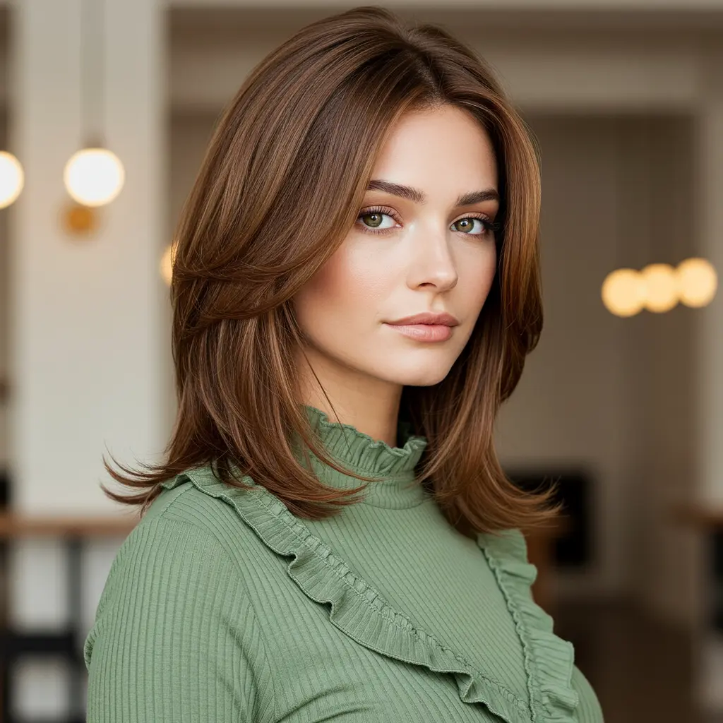 #12 Long Layered Bob For Fine Hair With Lightweight Lift