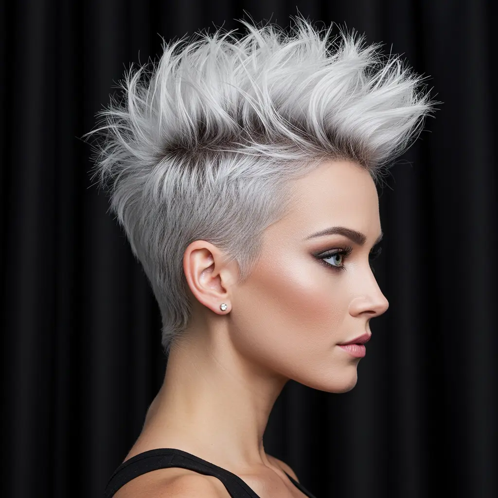 Edgy Short Pixie Crop