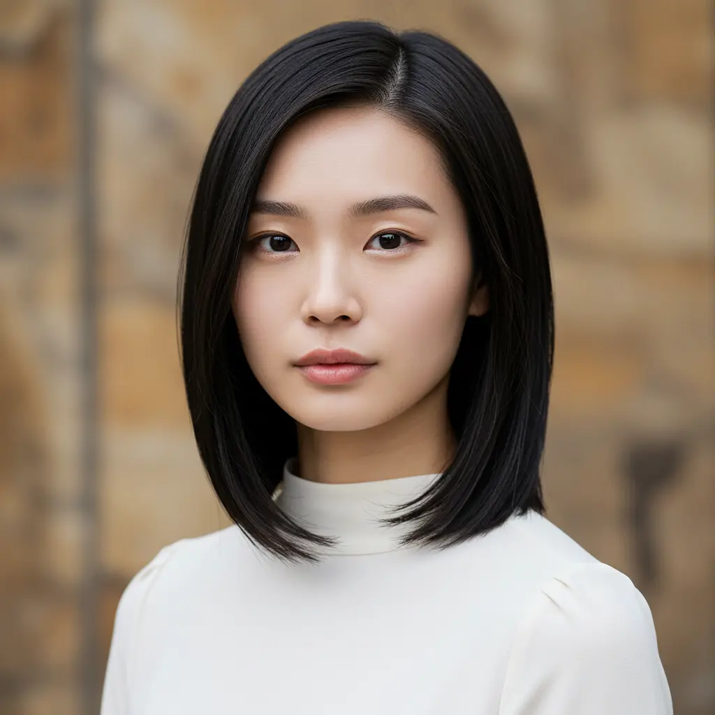 #16 Lob Hairstyle For Fine Flat Hair With Face Framing Angles