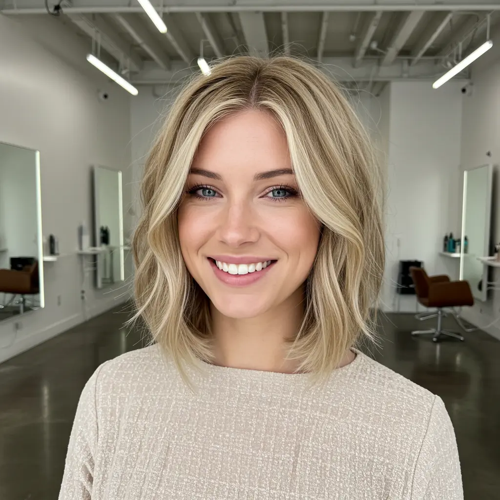 #3 Modern Mom Cut Lob With Soft Layers For Volume