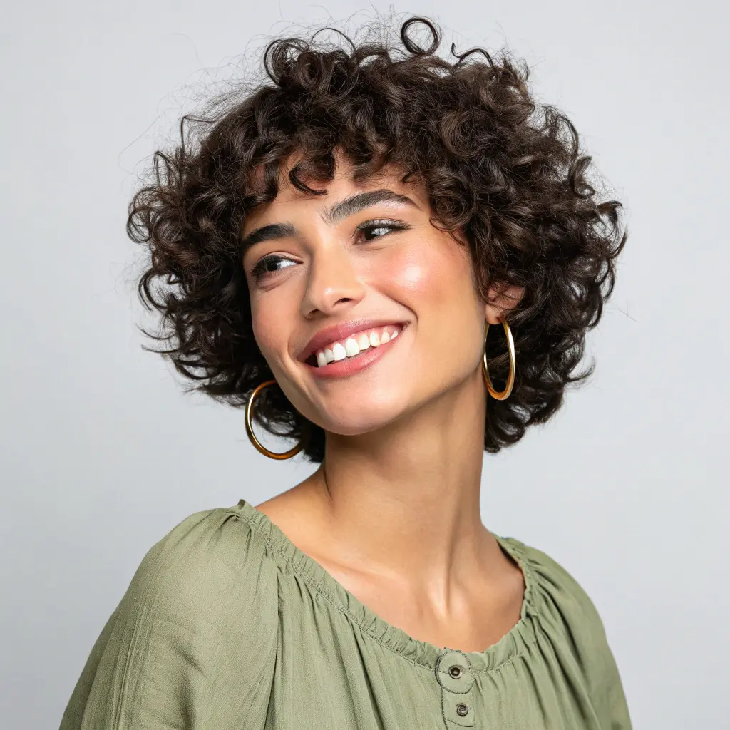 Soft Ringlets on Short 3B Curly Hair