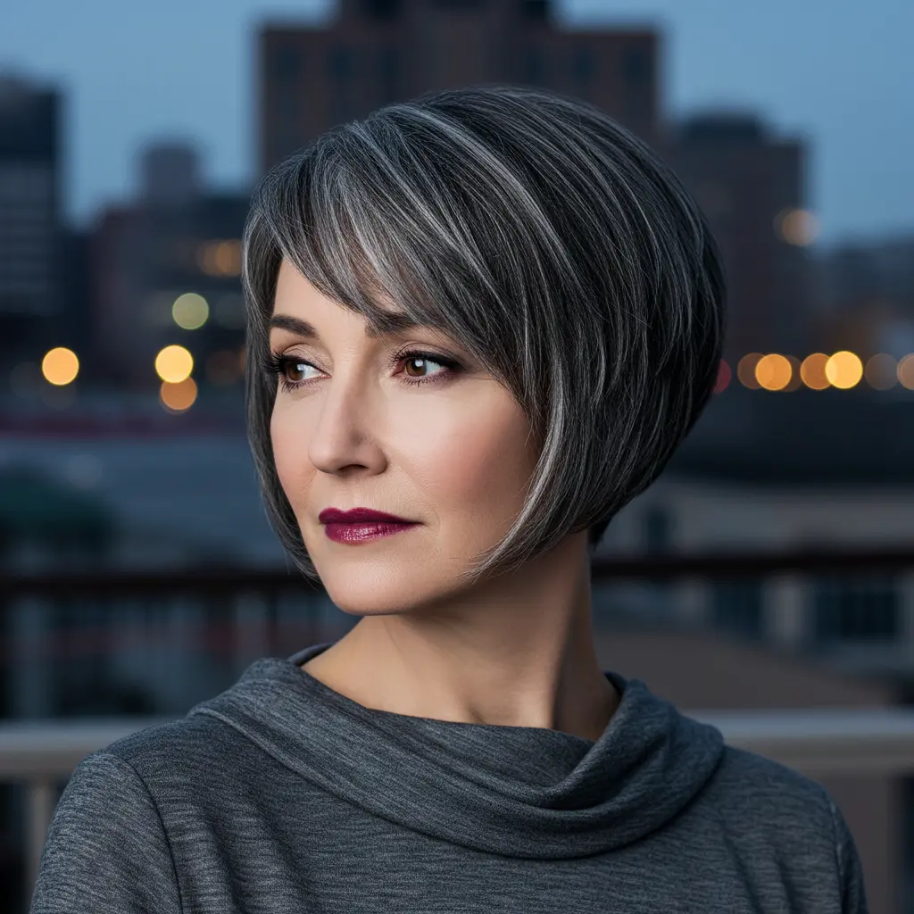 #5 Choppy A Line Bob With Structured Shape