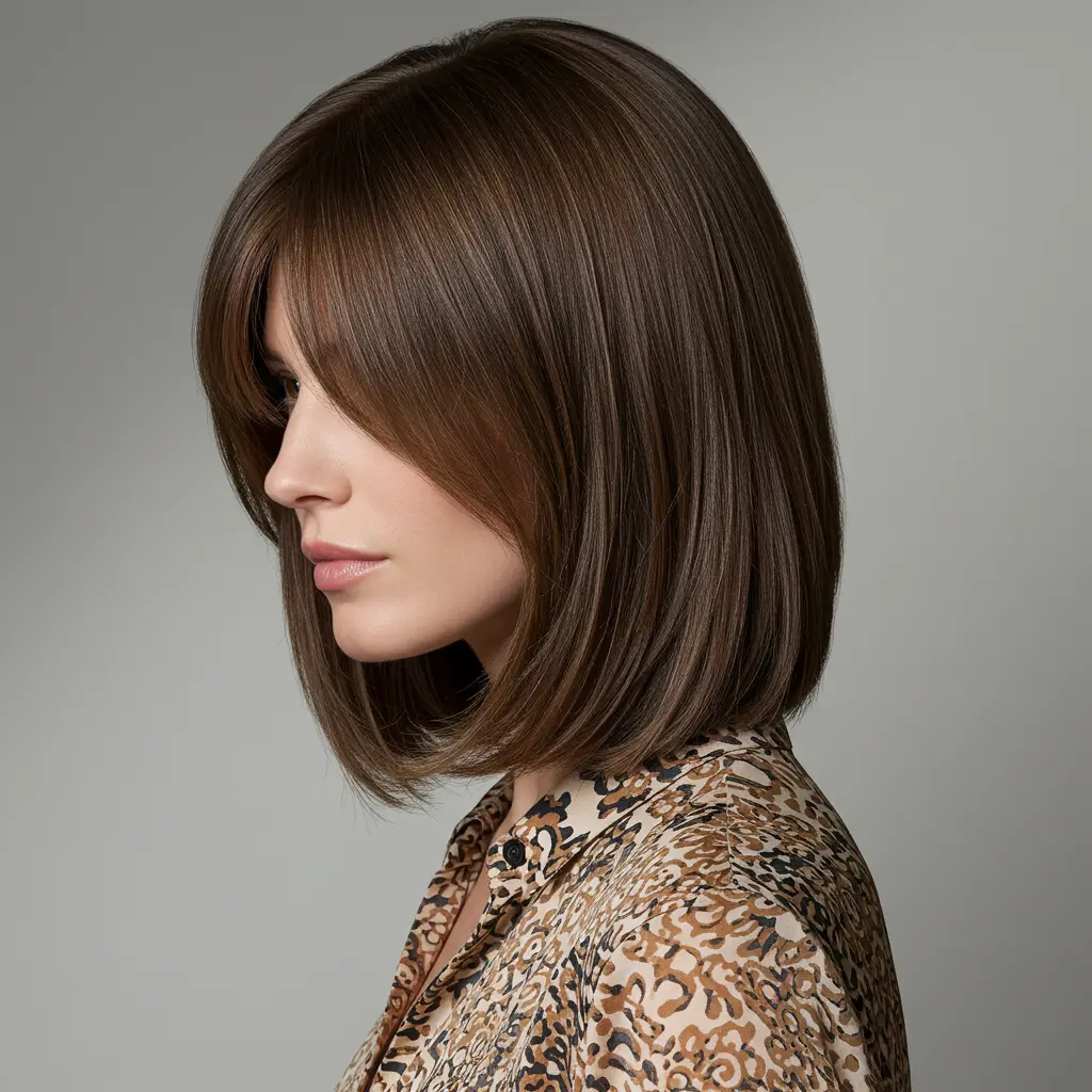 #5 Shoulder Length Haircut With Blended Lob Layers