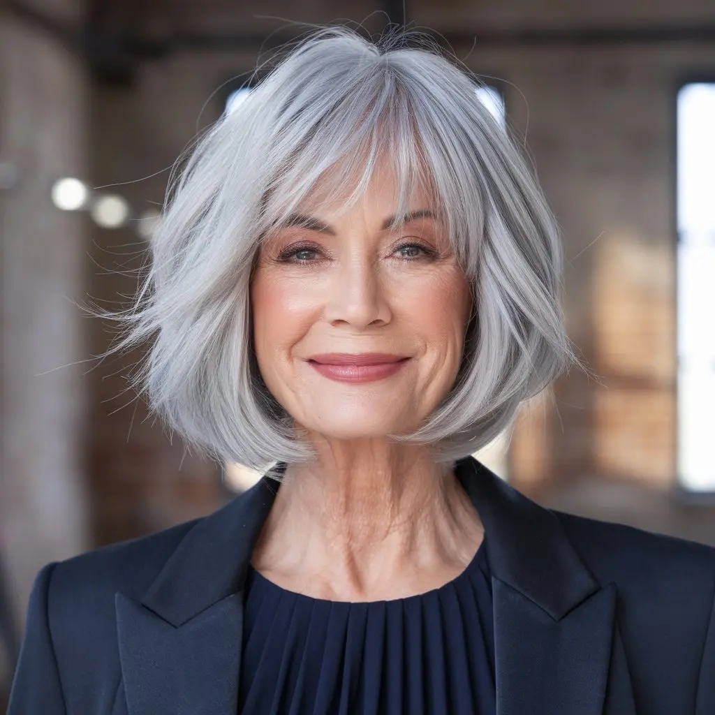 #6 Chin Length Choppy Bob For Volume Boost