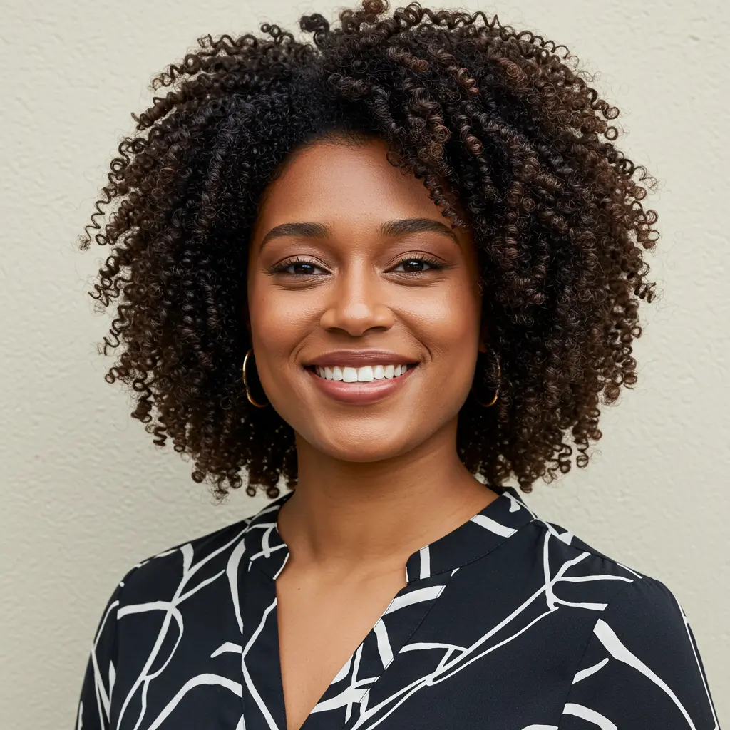 Defined Short 4A Curly Hair for Bounce