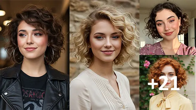 21 Easy Short Curly Haircuts for Round Faces That Wow