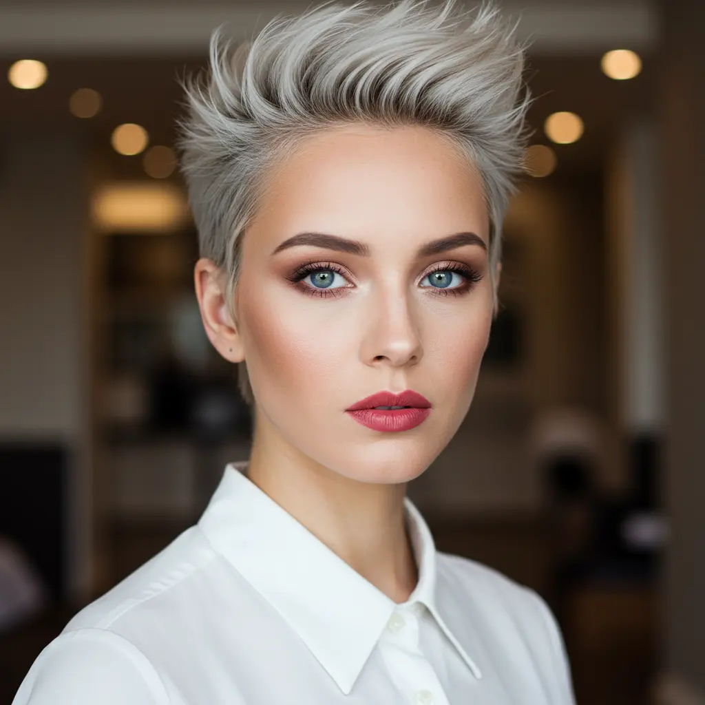#1 Short Spiky Haircut