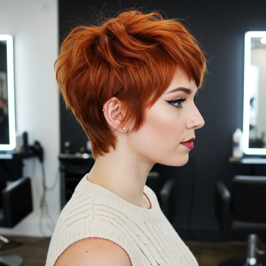 Copper Red Wixie Shag