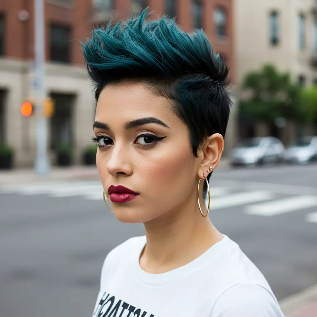#12 Very Short Spiky Pixie Haircut With Lifted Top