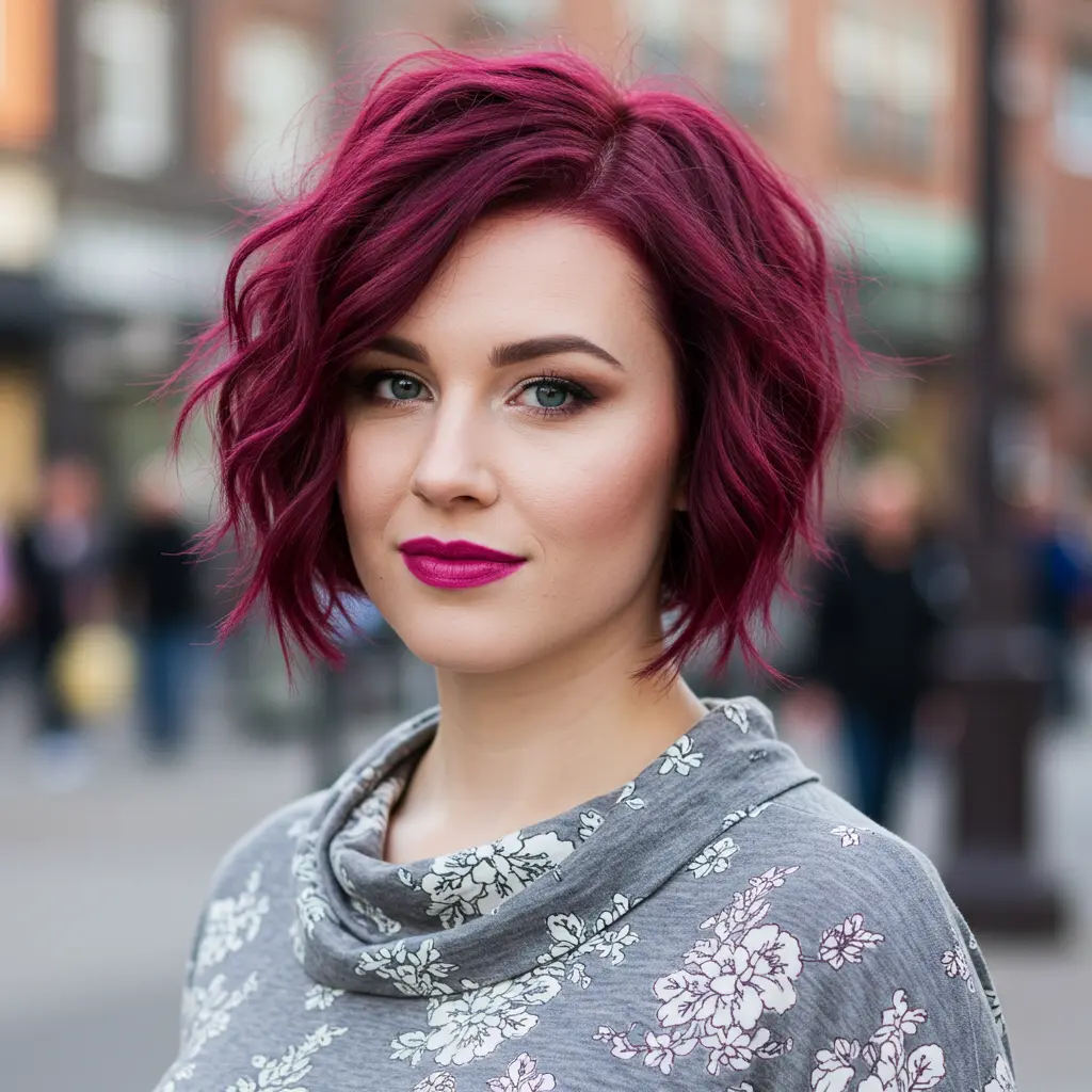 #12 Messy Plum Bob with Choppy Layers