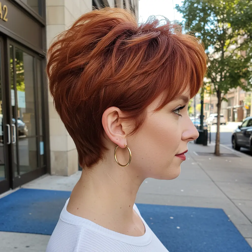Auburn Red Baby Shag