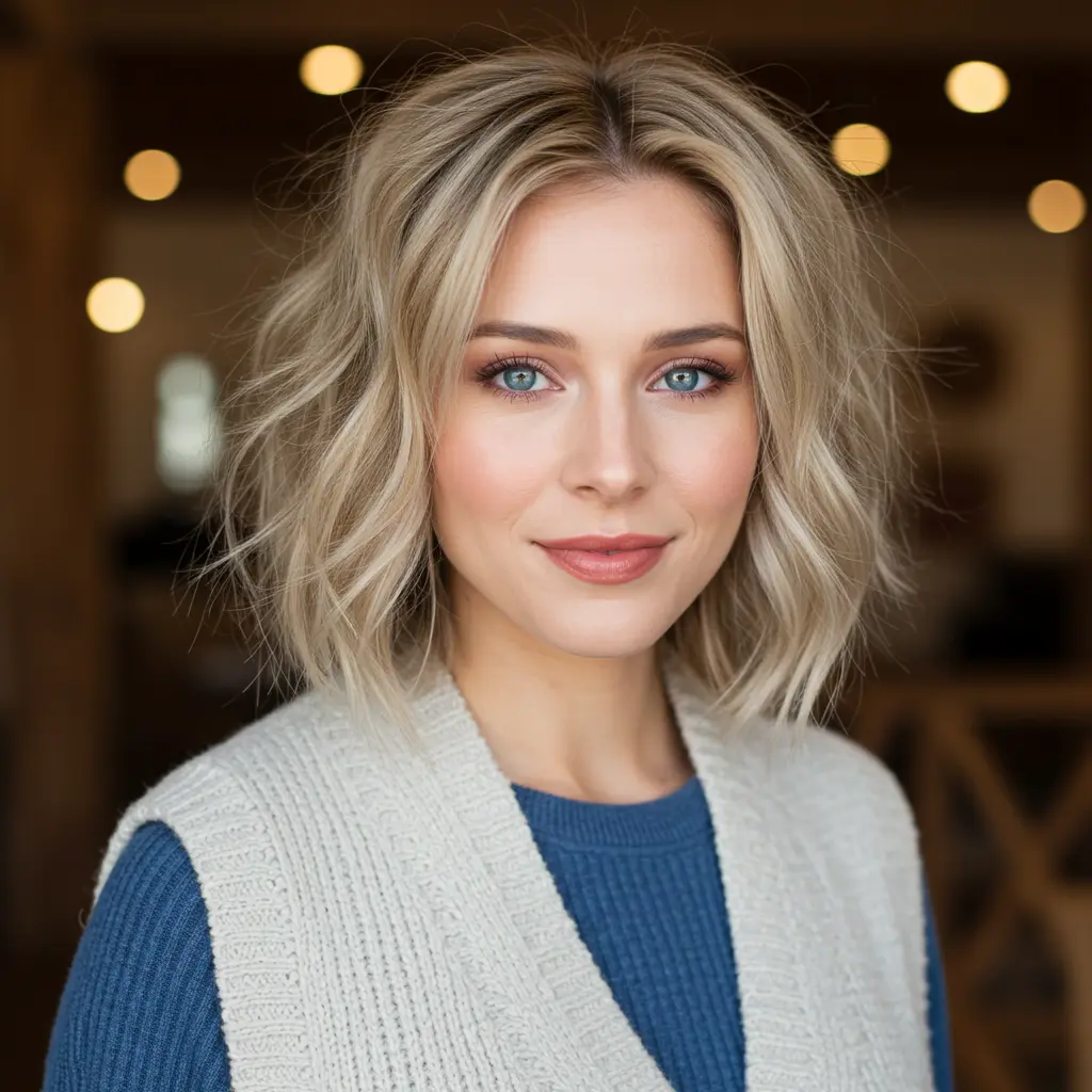 #14 Chin Length Bob for Fine Hair
