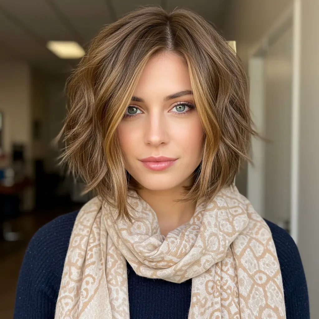 #2 Chin Length Bob with Face Framing Layers