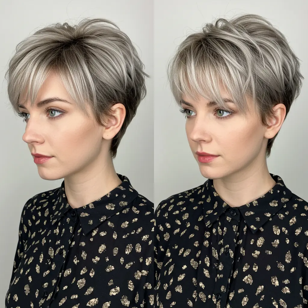 #20 Pixie Cut with Piece-y Layers