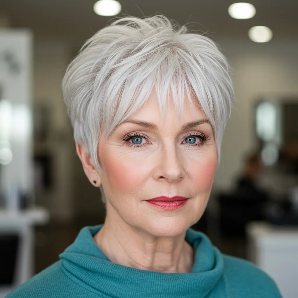 #23 Textured Pixie For Women Over 60