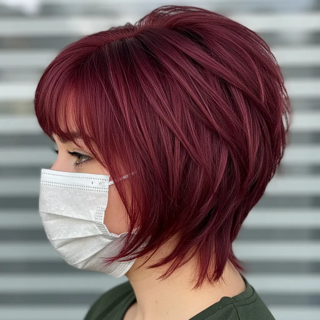 #28 70s Layered Cut with Feathered Bangs on Thin Hair