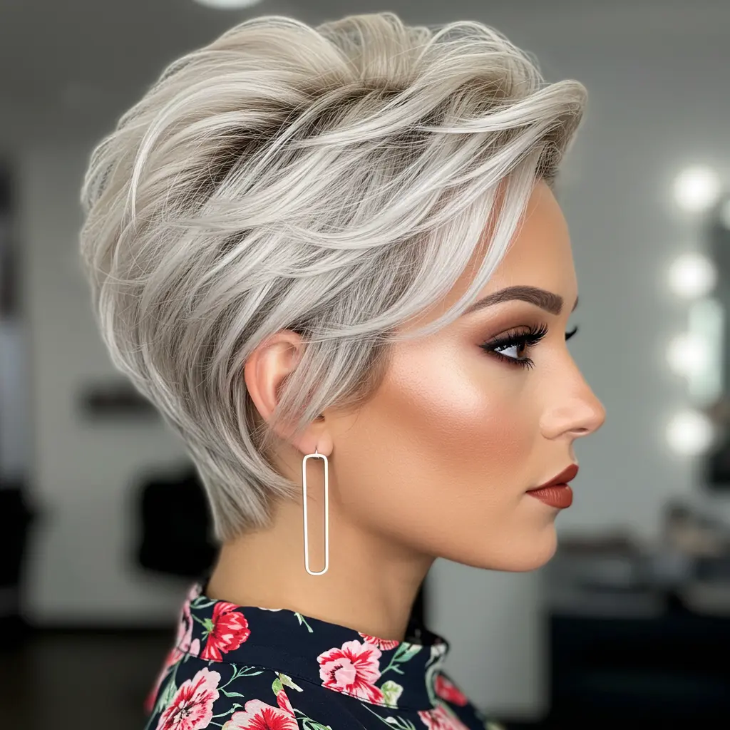 #3 Voluminous Feathered Pixie Bob