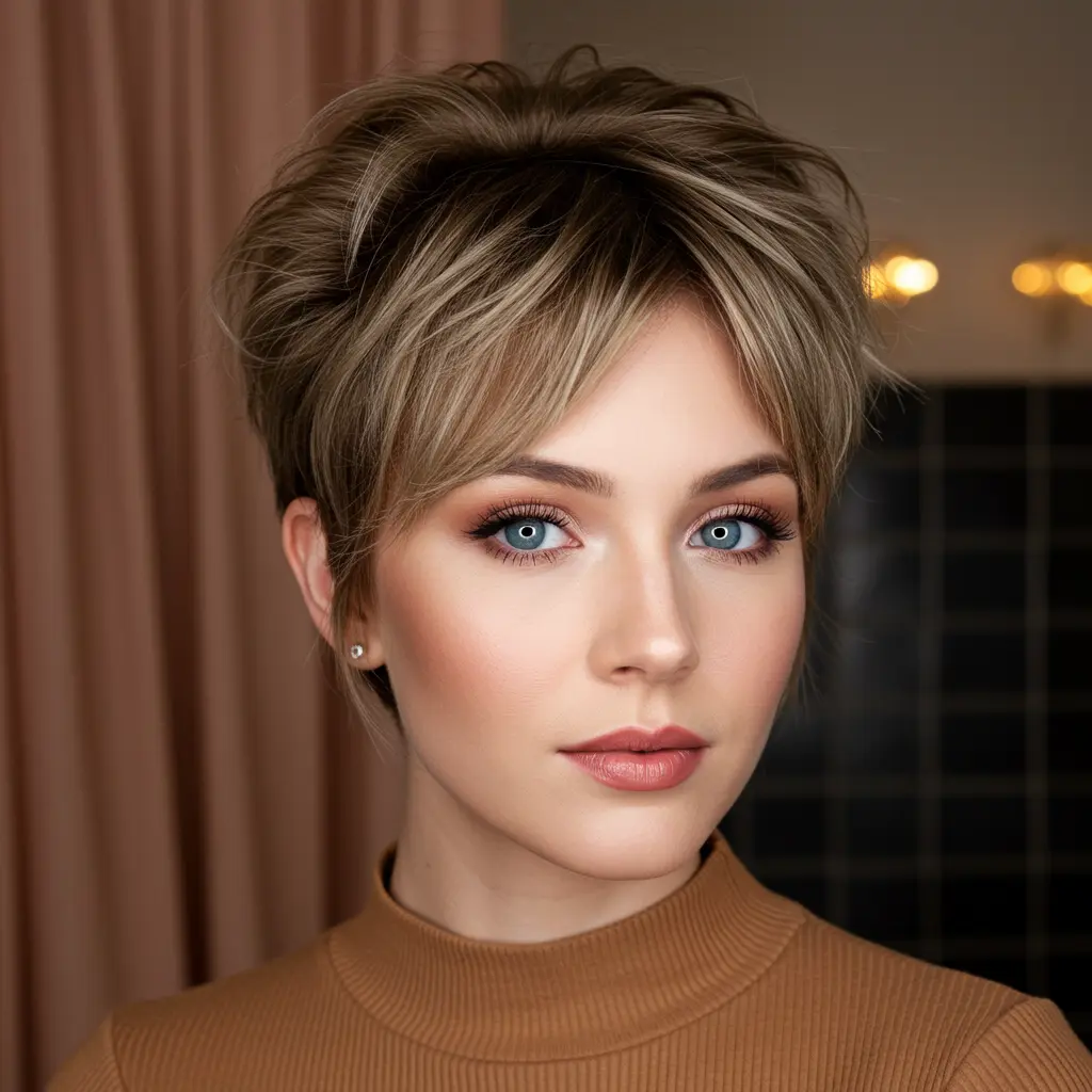 Cute Wixie with Blonde Highlights
