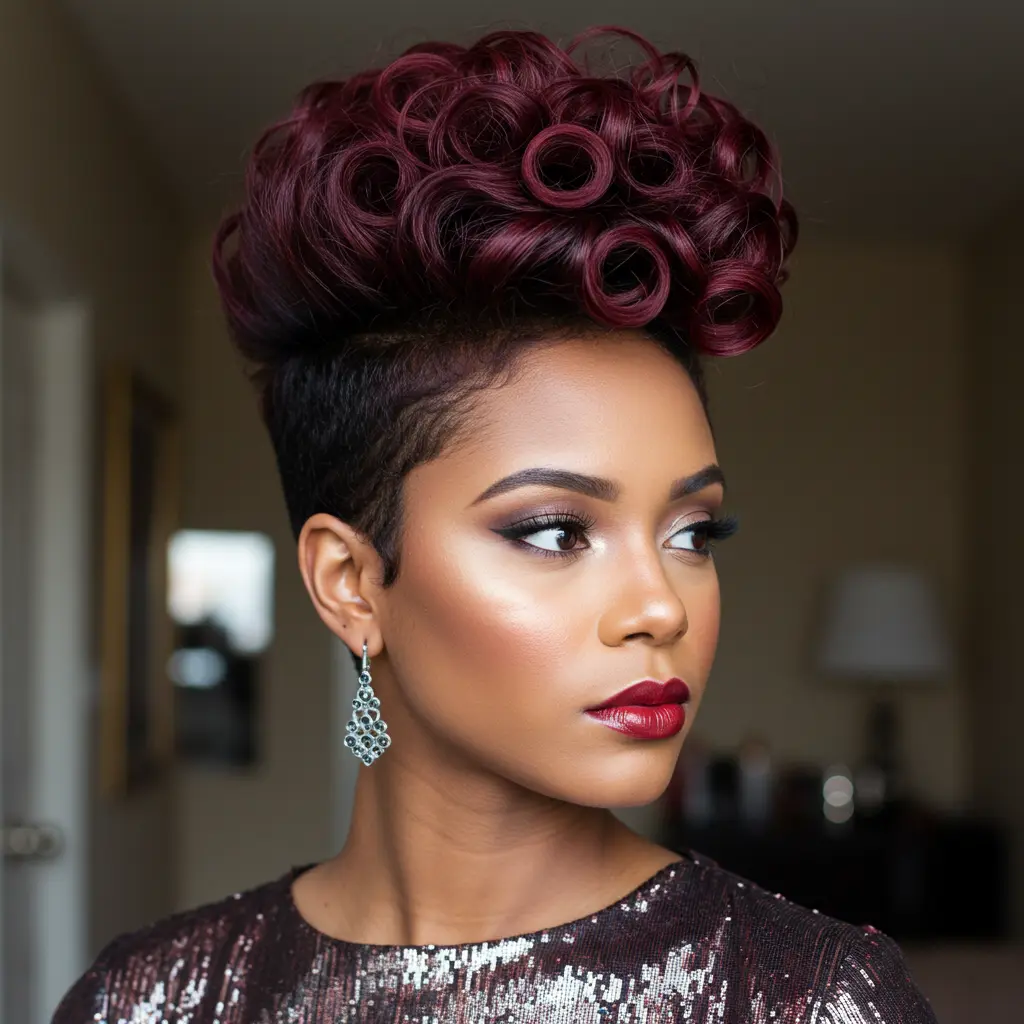 #7 Faux Hawk Pixie With Height and Texture