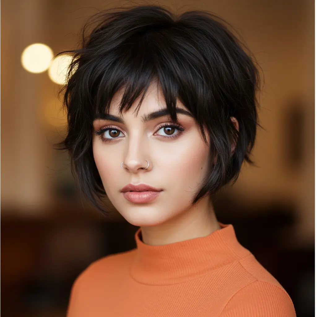 #8 Choppy Bob with Fringe