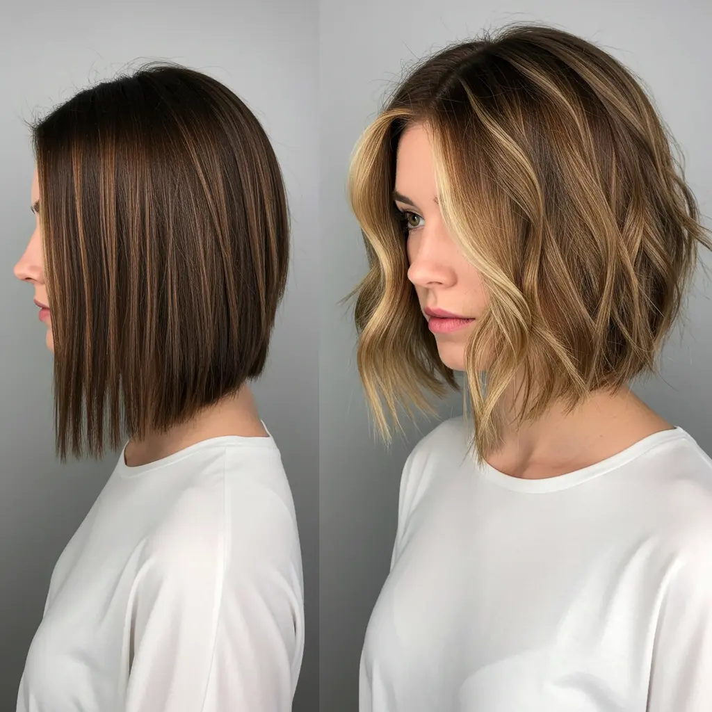 #1 Golden Highlights on Textured Short Hair