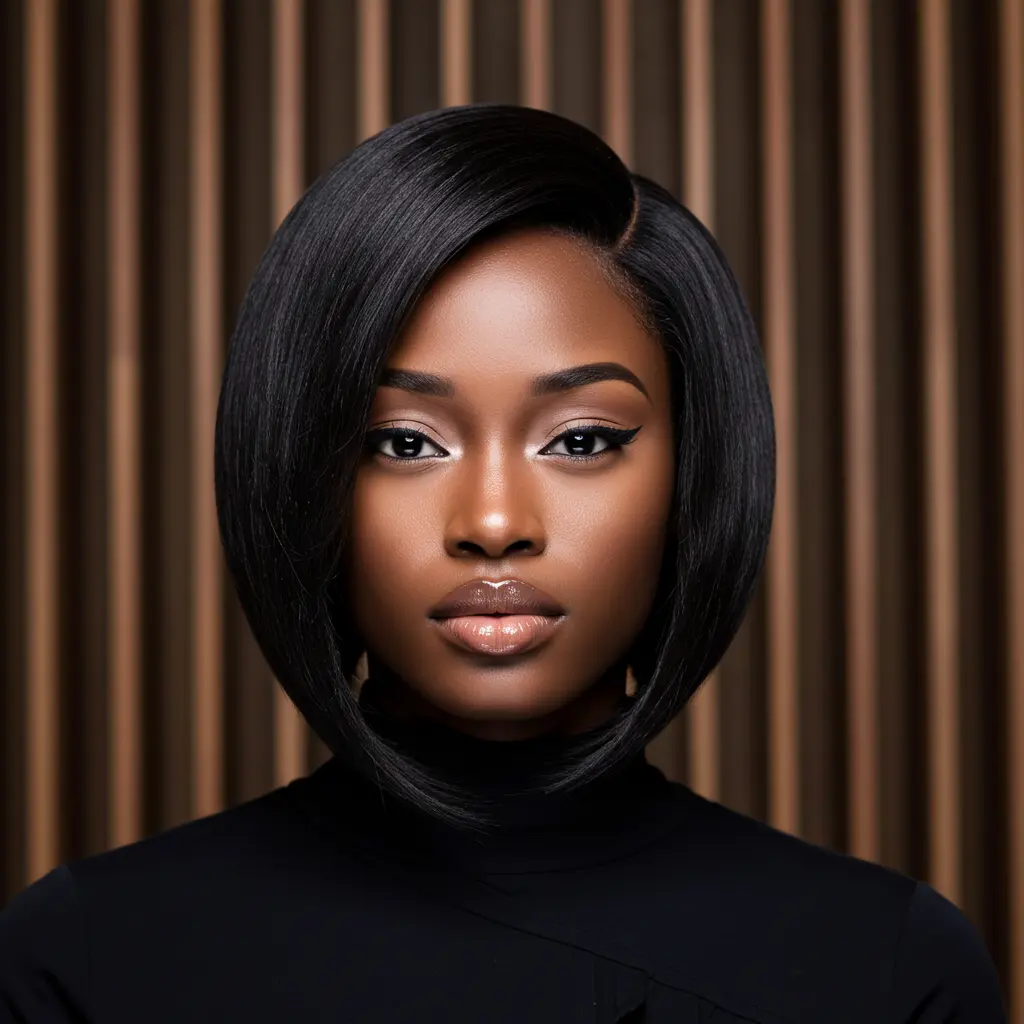 #10 Deep Side Part Bob