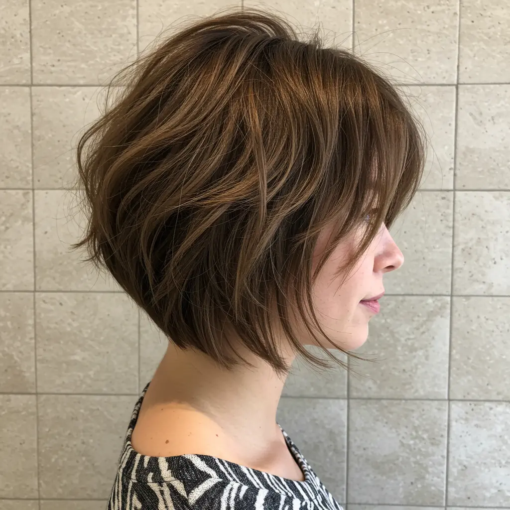 #11 Wispy Short Bob Cut