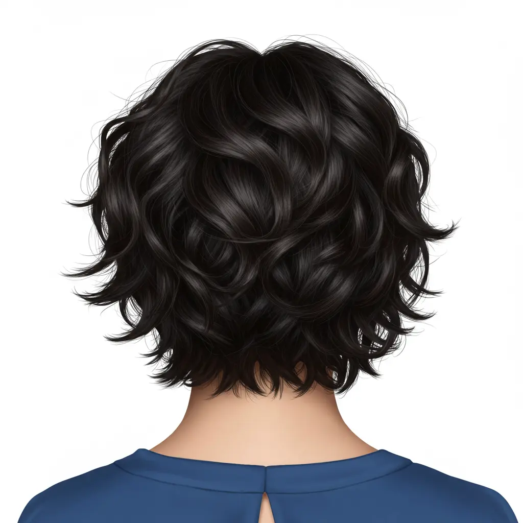 #11 Layered French Bob with Soft Curls