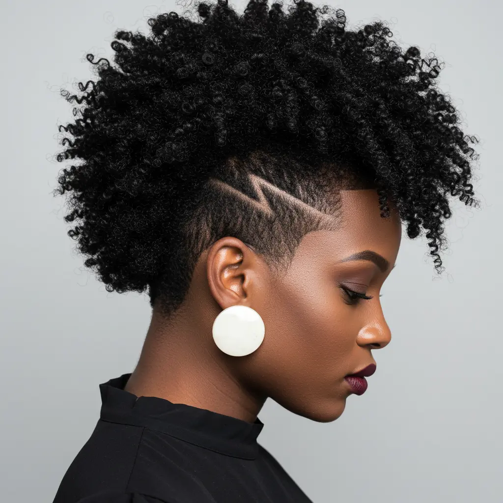 #12 Naturally Tapered with Lightning Bolt Design