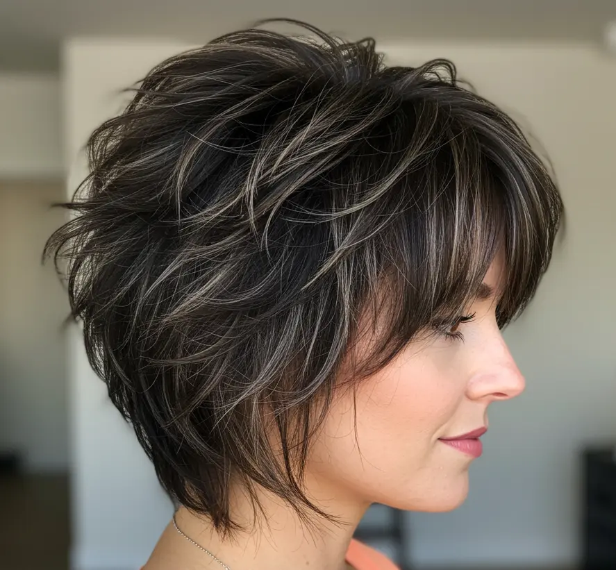 #13 Short Shag with Feathered Layers