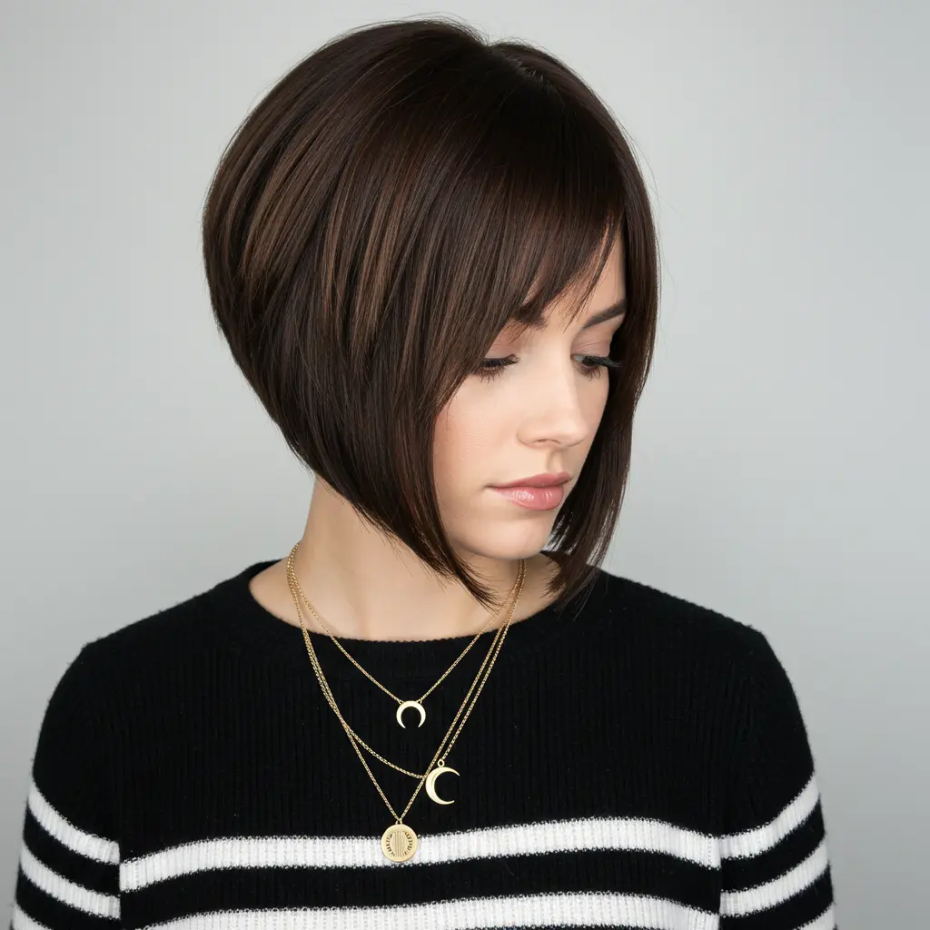 #13 Highlighted Wedge Bob Haircut