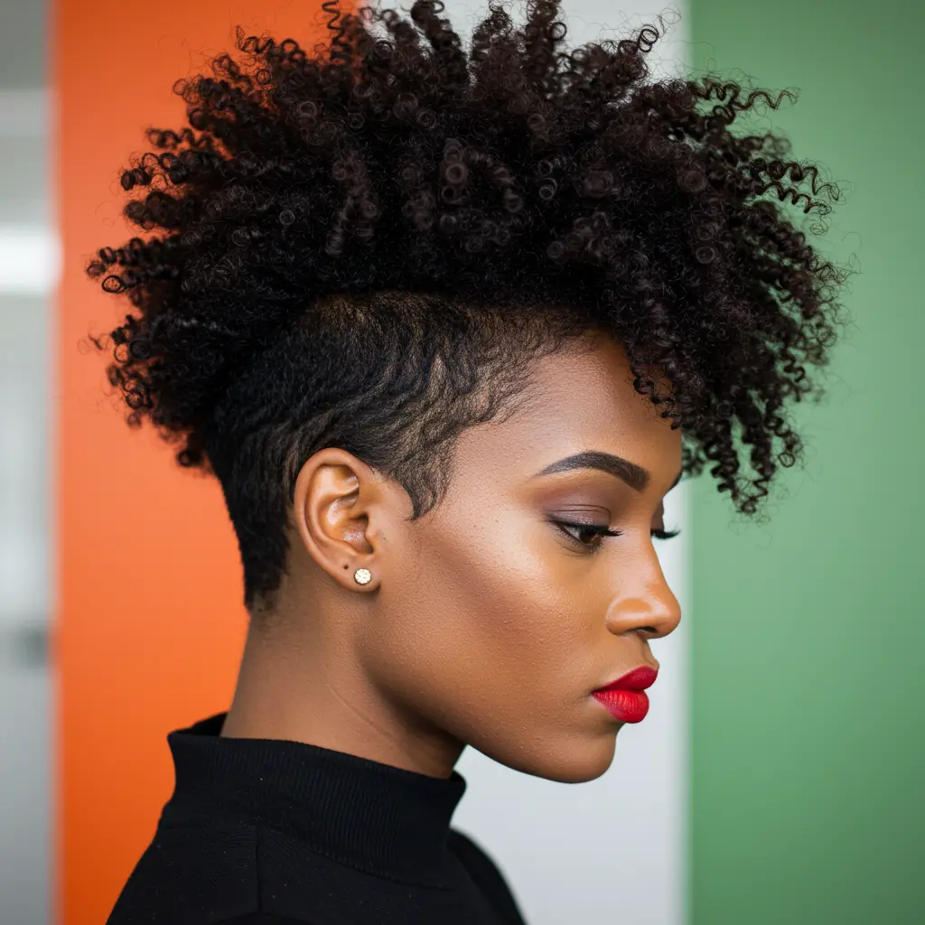 #15 Perfect Taper Fade for Natural Curls
