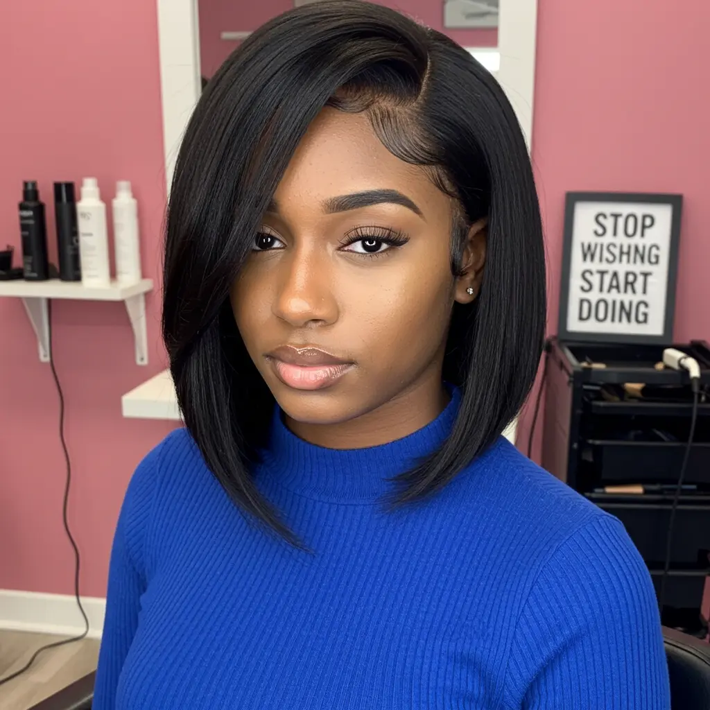 #16 Black Weave with Warm Brown Highlights