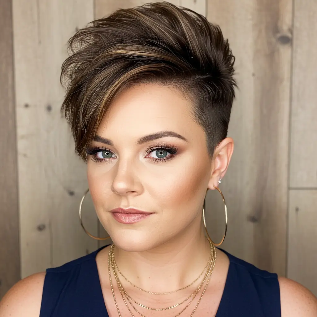 #2 Brushed Forward Undercut Pixie
