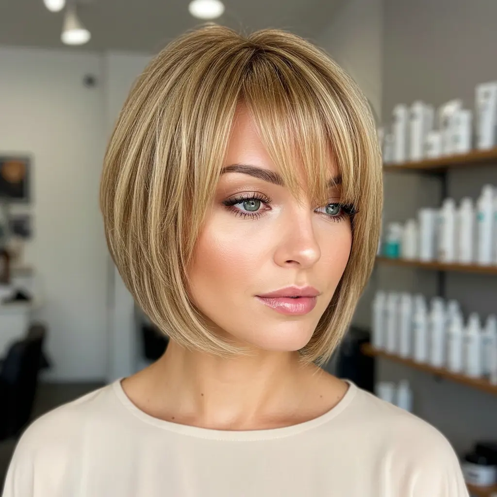 #2 Super Short Cropped Cut with a Fringe