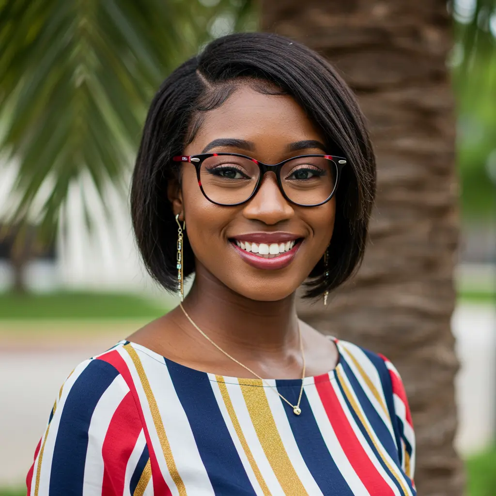 #2 Gorgeous Side-Parted Bob for Women with Glasses