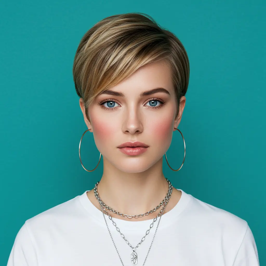 #24 Classic Pixie with Side Bangs