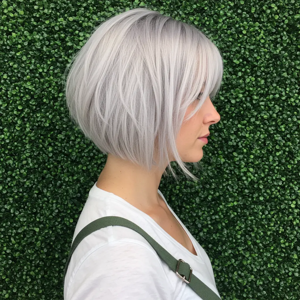 #28 Short Hair with Swoopy Bangs