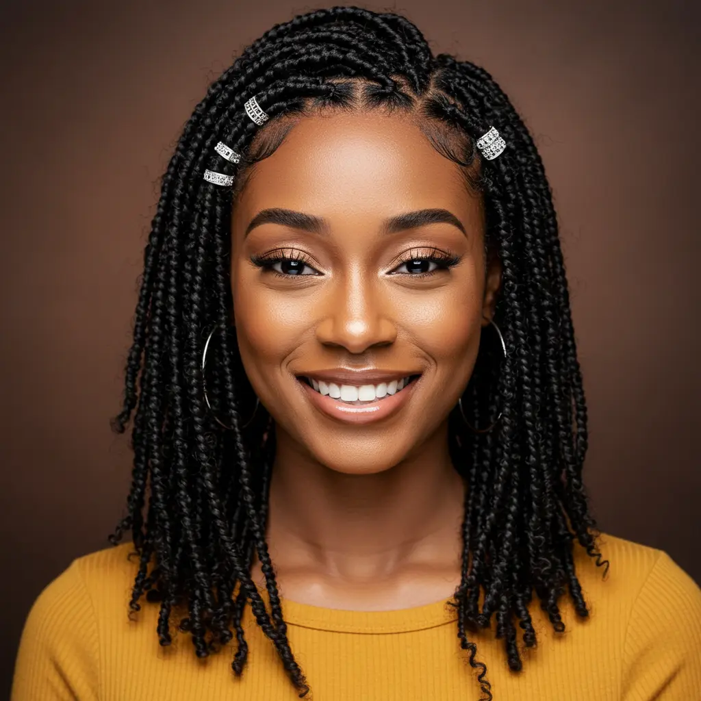 #3 Box Braids for African Americans