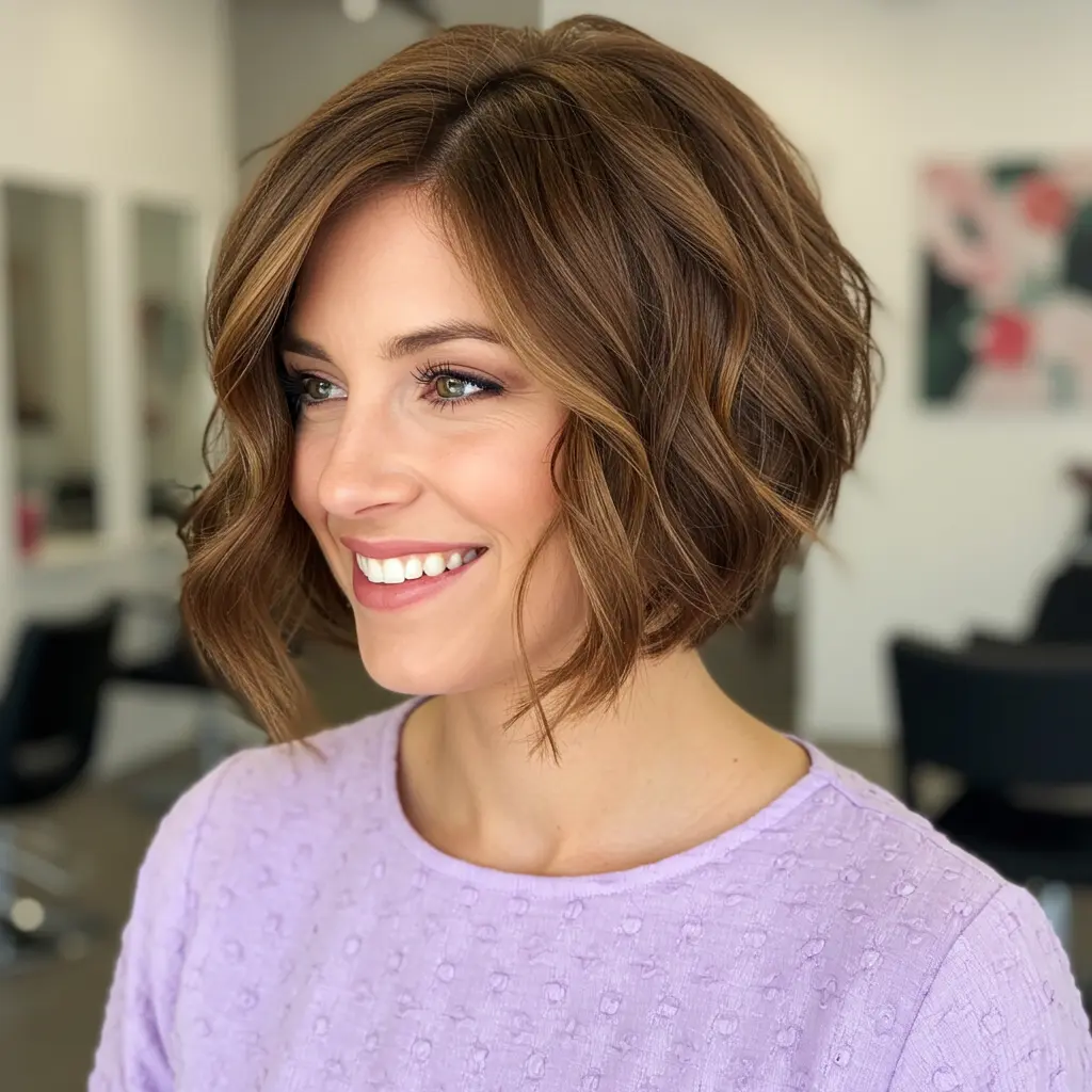 #3 Short Rounded Bob with Volume