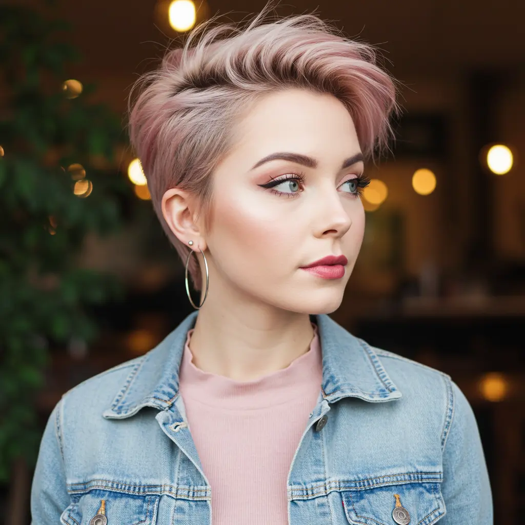 #4 Short Pink Pixie
