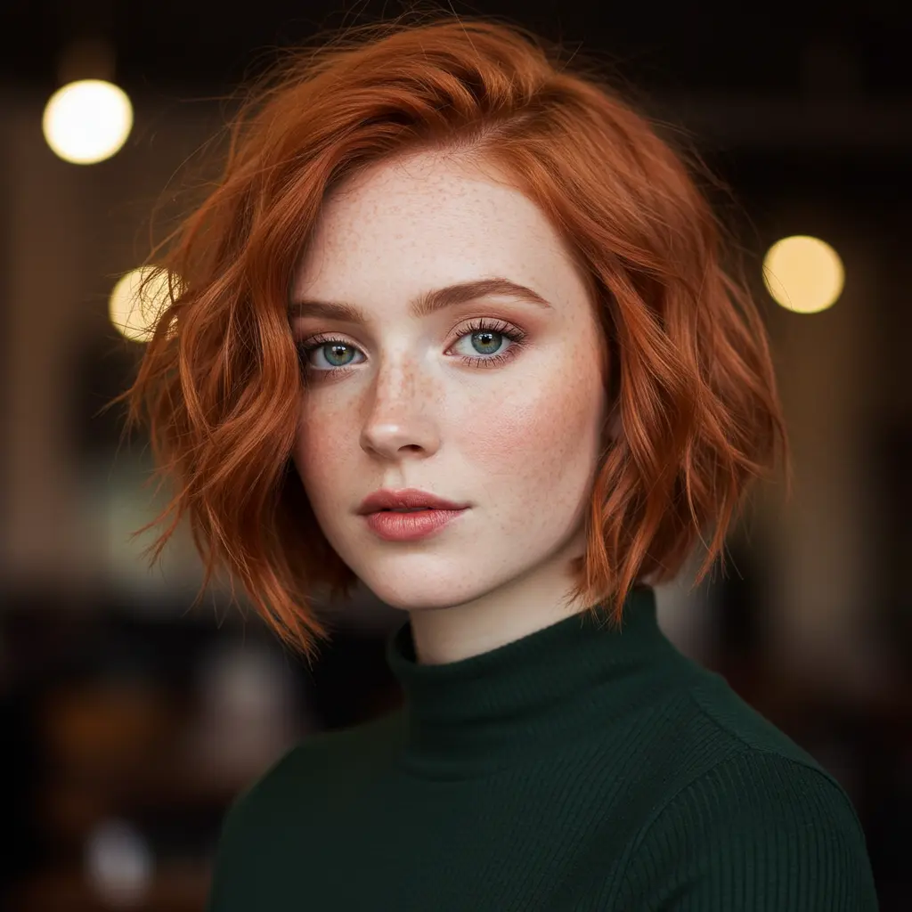 #5 Softly Tousled Razor Cut Bob