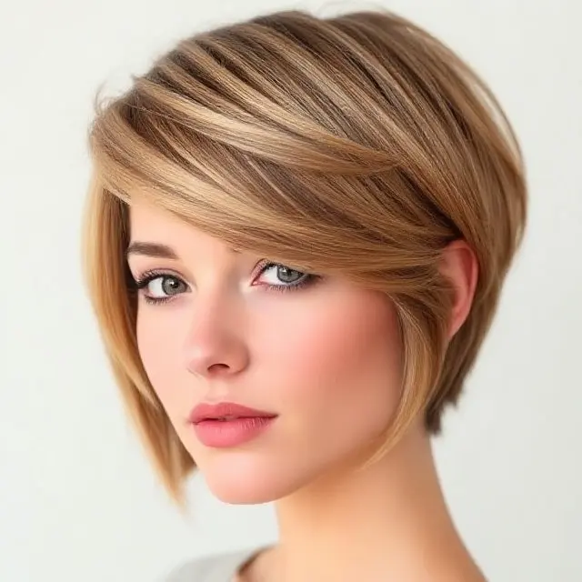 #5 Extra Long Pixie with Balayage