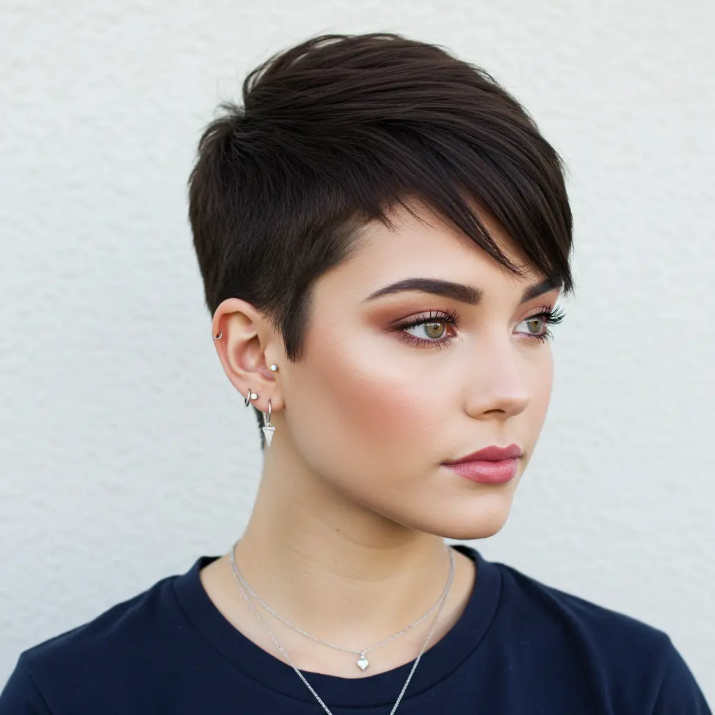 #7 Short Haircut with Longer Top
