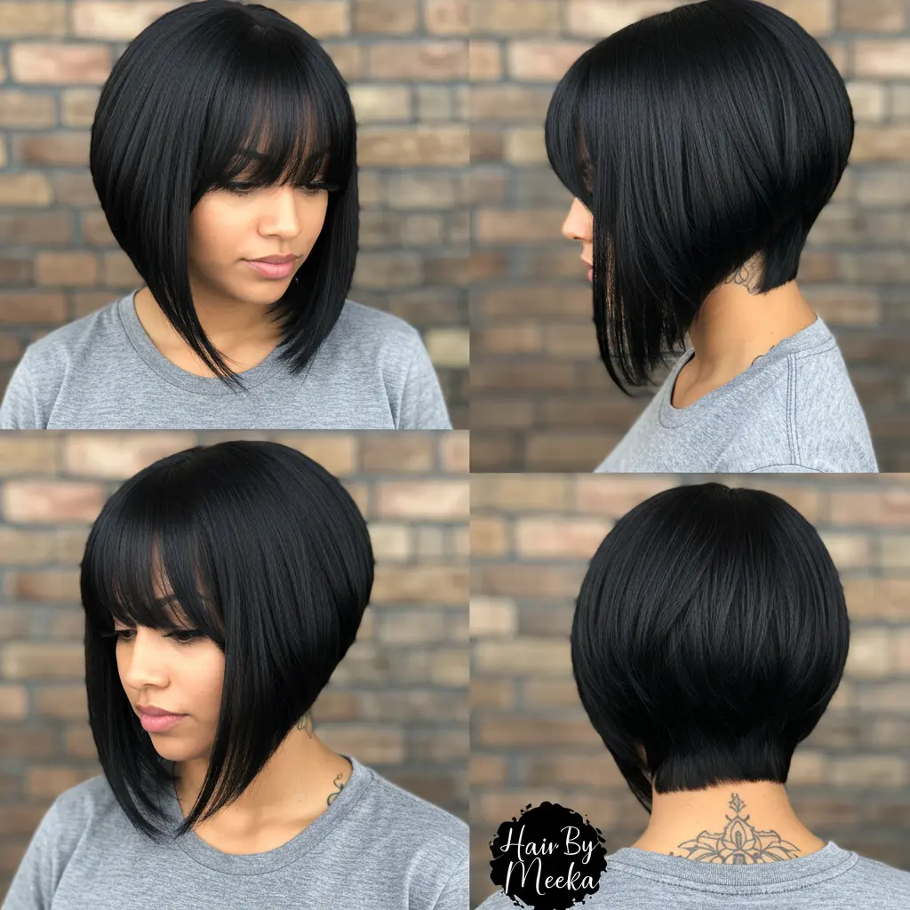 #7 Inverted Bob Hairstyle