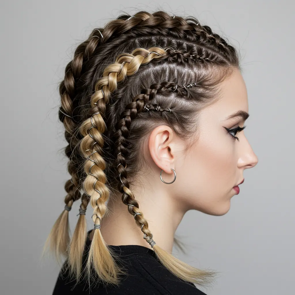 #8 Braids for Thin Short Hair