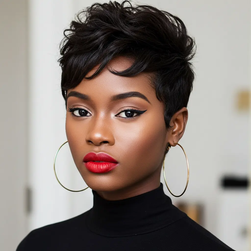 #9 Short Curly Hair Weave