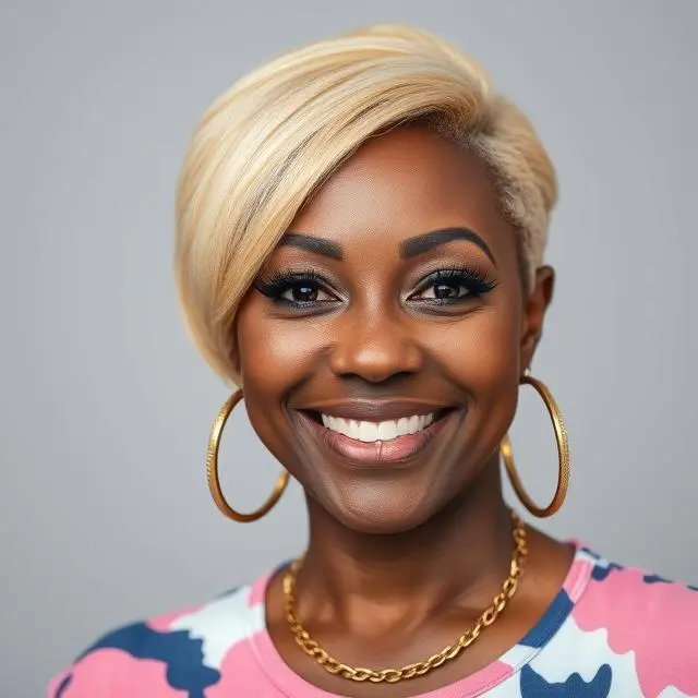 #9 Beautifully Blonde Textured Bob