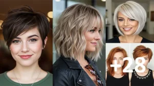 Best 28 Looks for Short Hair with Side Bangs This Year